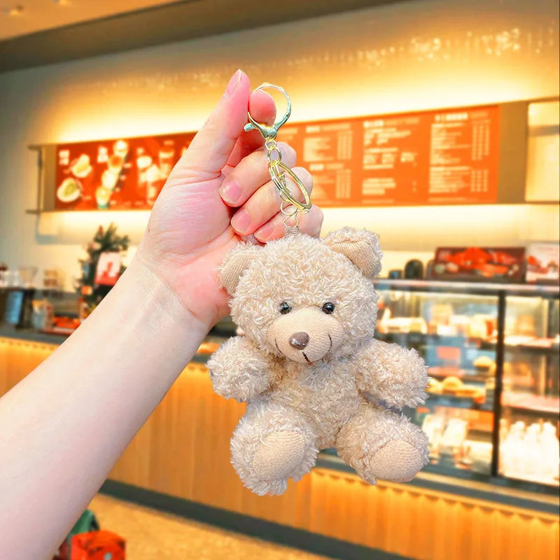 Cartoon Style Bear Polyester Women's Keychain