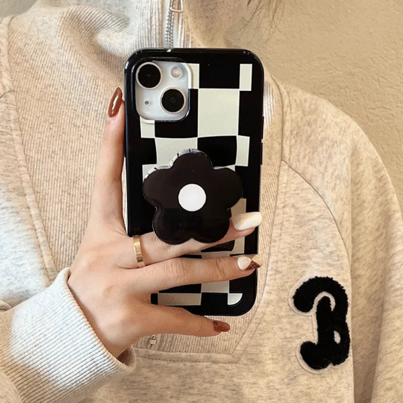 fashion plaid peanut tpu   phone accessories