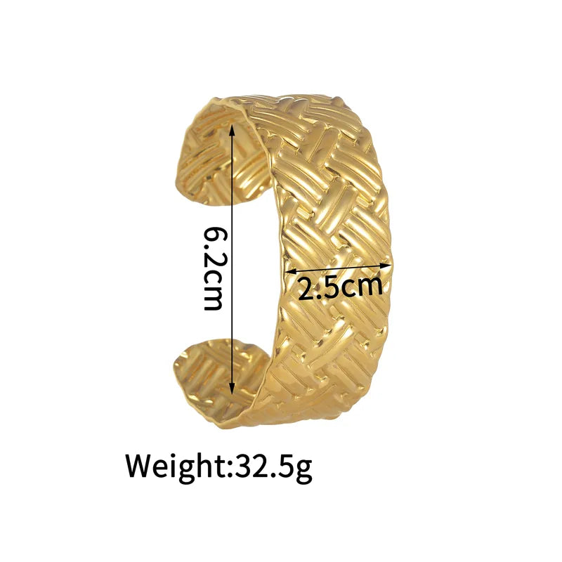 Modern Style Artistic Solid Color 304 Stainless Steel Bangle In Bulk