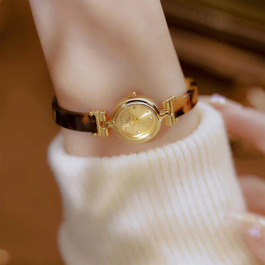 Elegant Simple Style Geometric Jewelry Buckle Quartz Watch Women's Watches