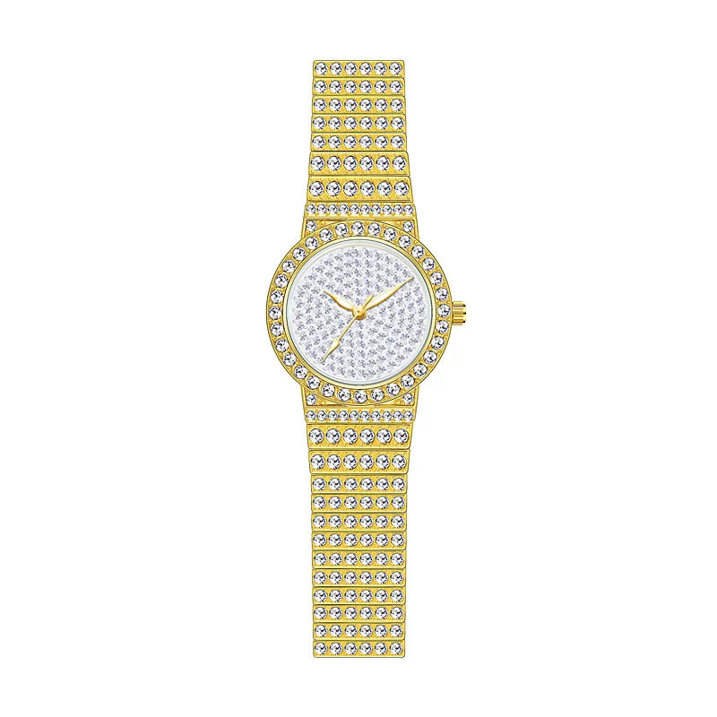 Elegant Glam Geometric Jewelry Buckle Quartz Watch Women's Watches