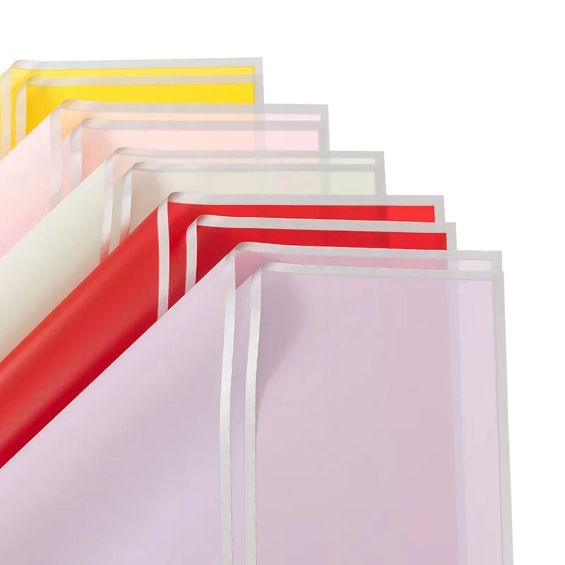 Simple Style Color Block Plastic Date Festival Gift Wrapping Supplies Party Supplies Gift Wrapping Supplies 20 PCS/Package