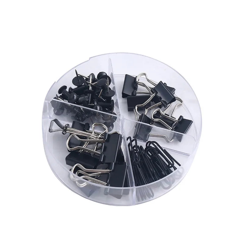creative multifunctional clip long tail clip push pin binder clip combination set for office study  folder