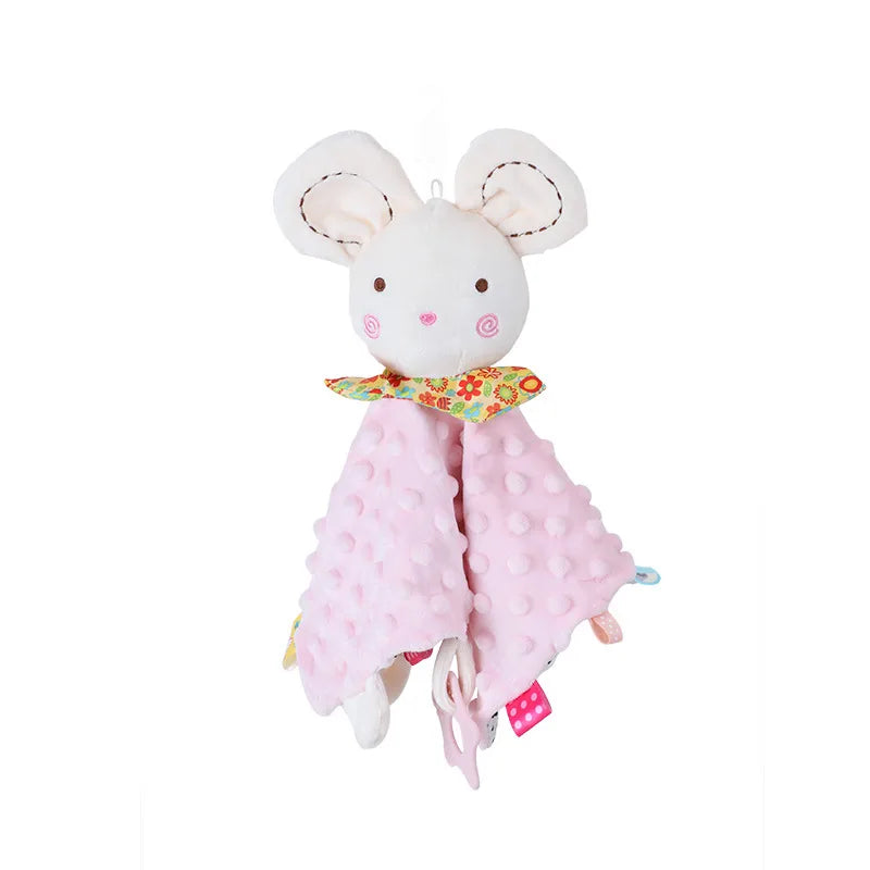 Babsky Baby Animal Ambulatory Towel Cute Cartoon Car Bed Hanging Baby Hand-kerchief Slipper Towel Ambulatory Towel Toy