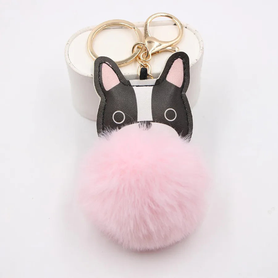 new puppy dog key chain pendant bag purse plush pendant