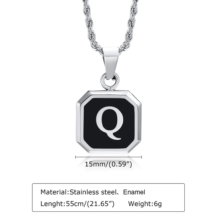 304 Stainless Steel Hip-Hop Enamel letter