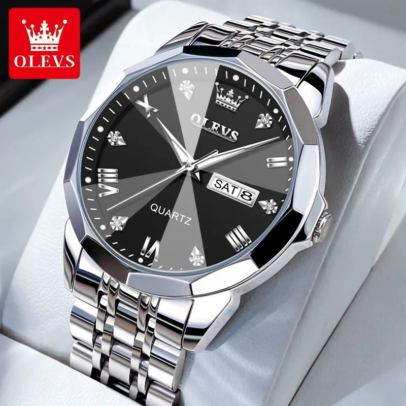 Simple Style Solid Color Butterfly Double Snap Quartz Women's Watches