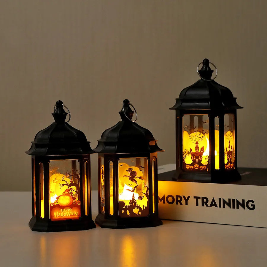 Halloween Decoration Lantern Atmosphere Decoration Props Plastic Classical Simplicity Style Holiday Theme Ornaments Accessories