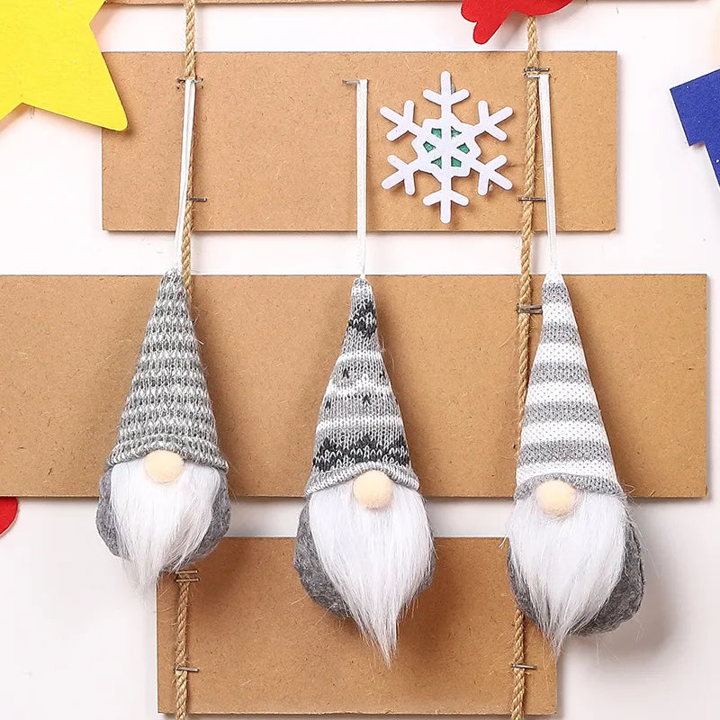 Christmas Cartoon Style Simple Style Classic Style Color Block Holiday Festival Hanging Ornaments