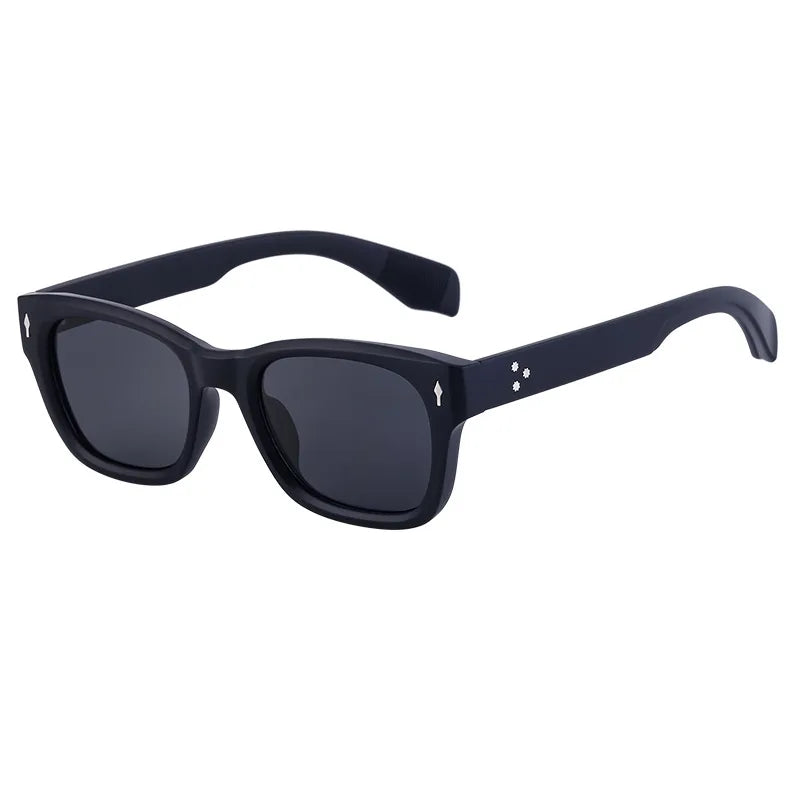 Vacation Solid Color Tac Square Full Frame Men's Sunglasses