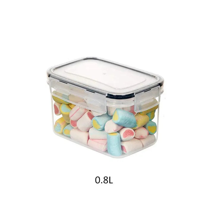 Simple Style Solid Color Plastic Storage Container Box