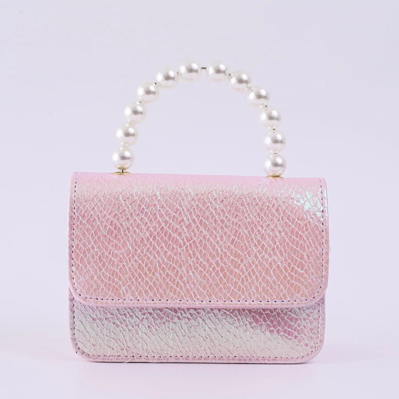 Spring and Summer Explosions Handbag Small Fragrant Princess Bag Children Pearl Small Bag Mini Decorative Bag Wholesale