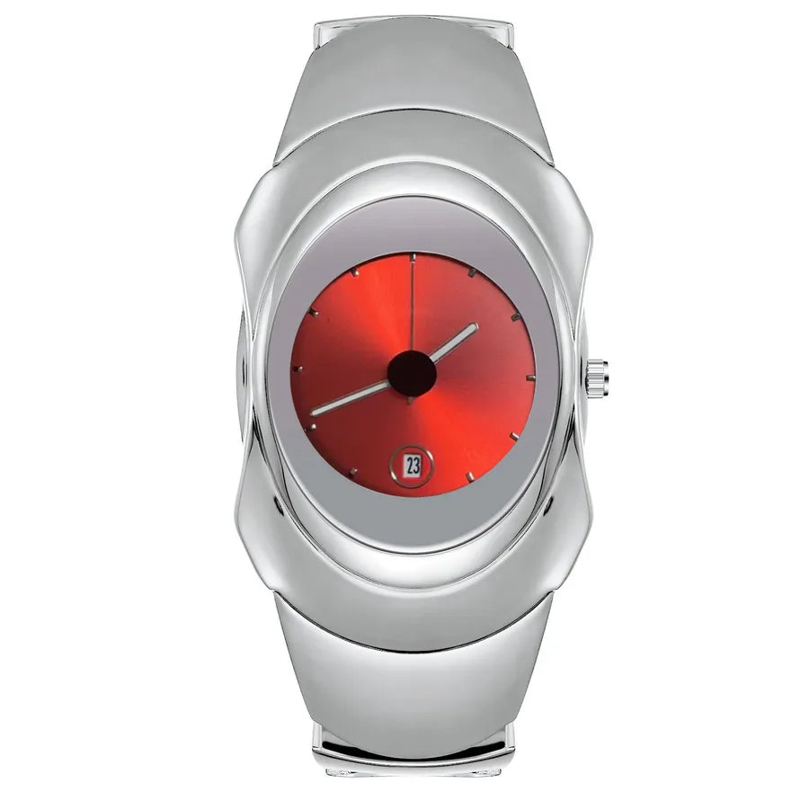 Casual Geometric Butterfly Double Snap Quartz Women's Watches