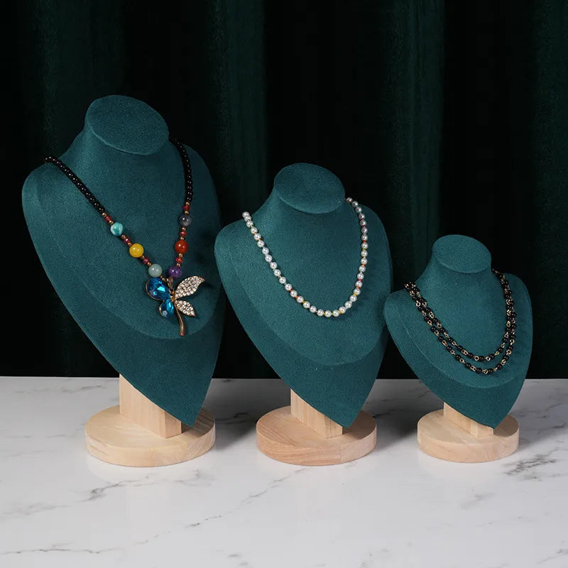 1 Piece Flannel Simple Style Classic Style Solid Color Jewelry Display