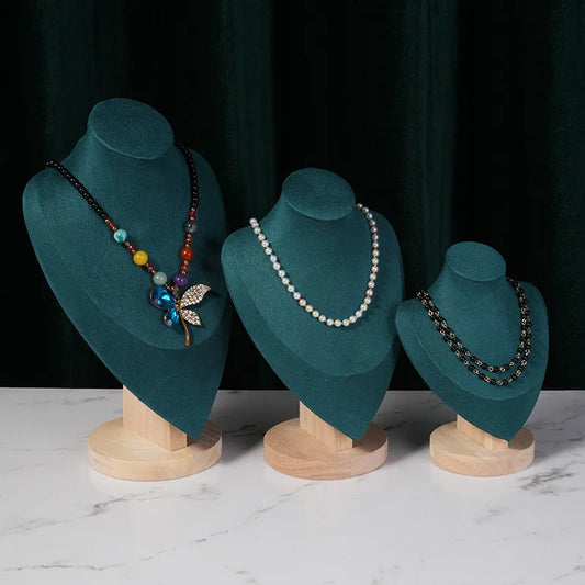 1 Piece Flannel Simple Style Classic Style Solid Color Jewelry Display
