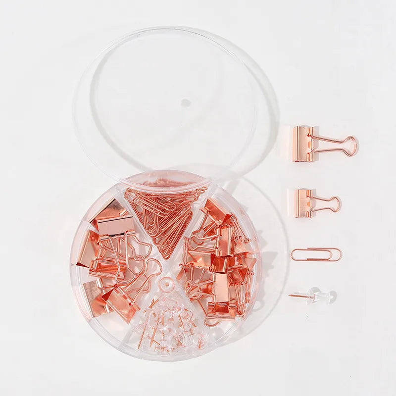 solid color metal class learning graduation cute paper clip long tail clip