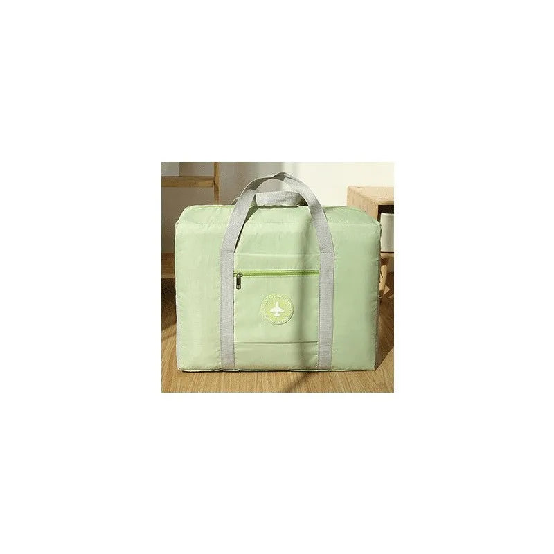 casual solid color oxford cloth travel bags