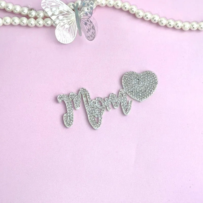 Mother'S Day Romantic Letter Heart Shape Felt Party Cake Decorating Supplies Party Supplies Cake Decorating Supplies 1 Piece