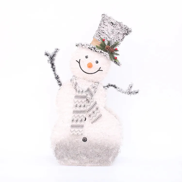 Christmas Cute Snowman Iron Party Ornaments