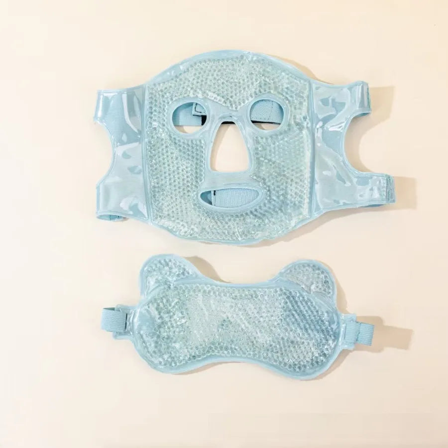 Ice Compress Mask Cold Compress Eye Mask Ice Bag Face Mask Postoperative Recovery Artifact Hot Compress Full Face Cooling Cotton Face Mask