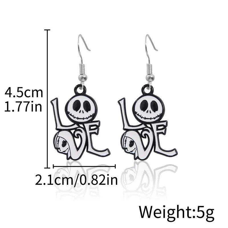 Halloween Ghost Devil Death Zombie Horror Pumpkin Skull Ear Cuff Alloy Geometric Pattern Unisex Original Design Jewelry Earring