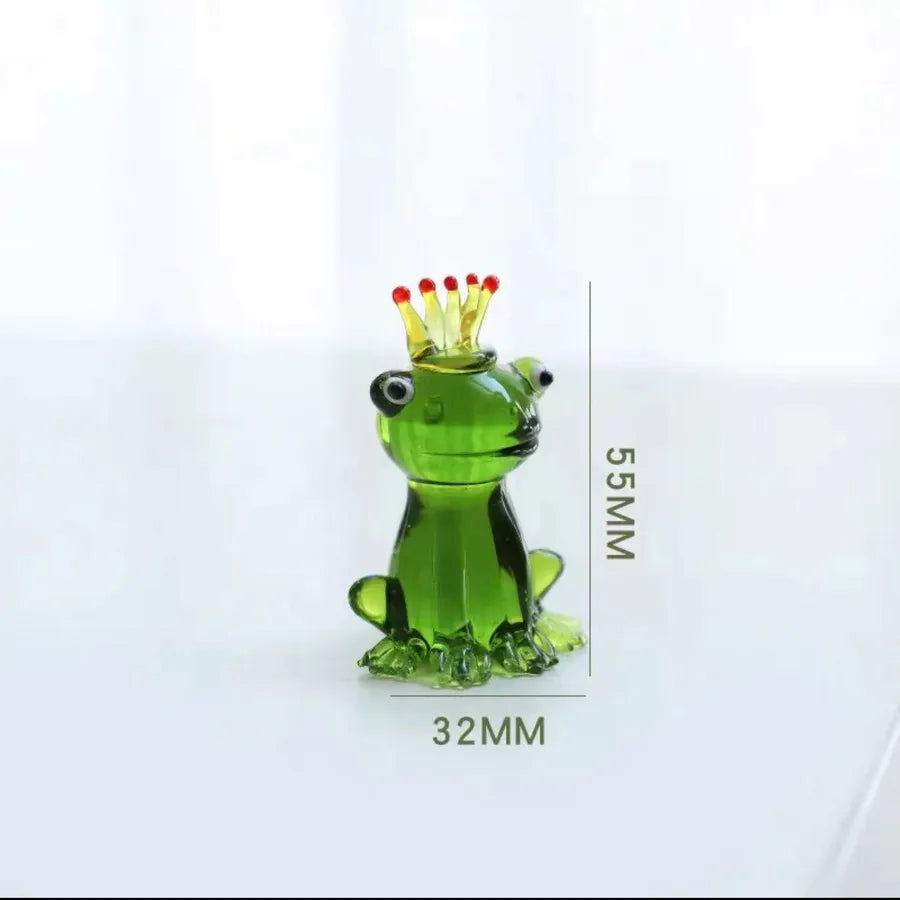 Cute Frog Resin Ornaments Artificial Decorations