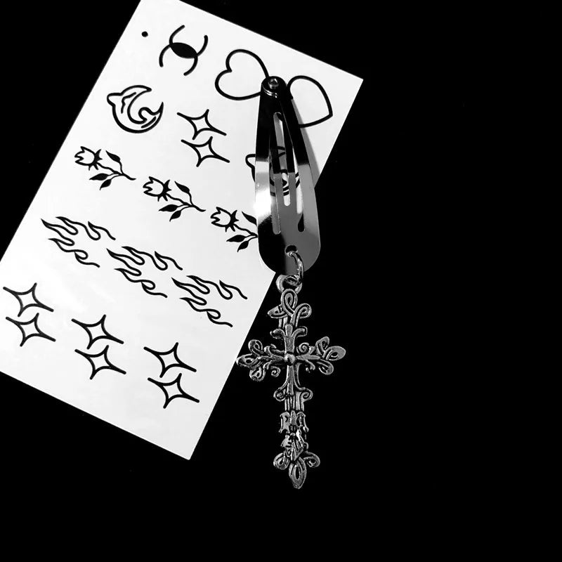 IG Style Classic Style Women's Cross Alloy Charm Hair Clips