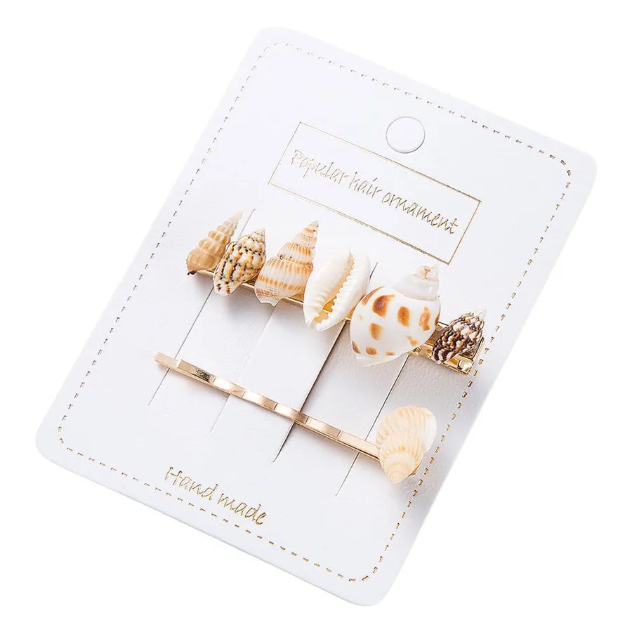 Marine Style Women's Shell Shell Hair Clip
