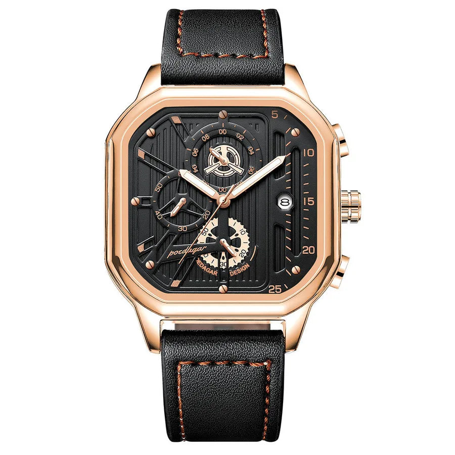 sports geometric buckle quartz men's watches