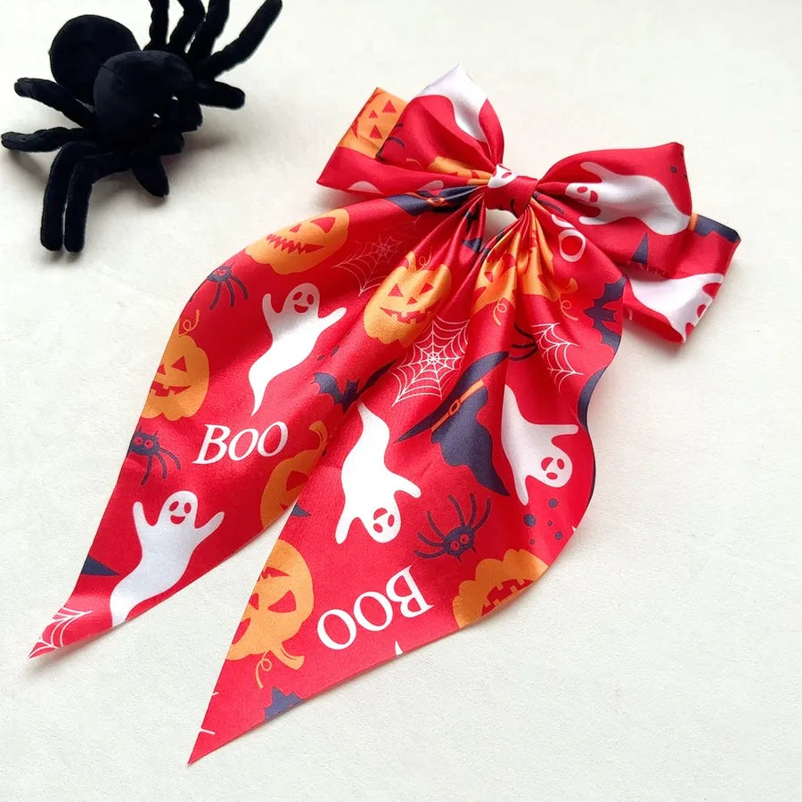 Halloween Cool Style Women's Spider Web Bat Ghost Hair Clip