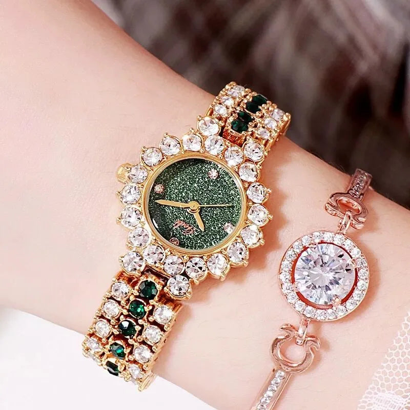 Elegant Streetwear Geometric Jewelry Buckle Quartz Watch Women's Watches