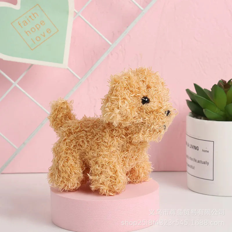 Cute simulation dog plush toy puppy doll Xiaodi dog doll rag doll wedding annual meeting small gift wholesale