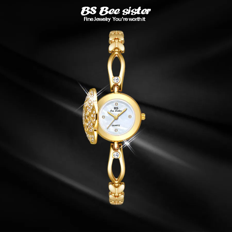 BS retro   Direct sales  Xiaoxiang flip light luxury Camellia bracelet watch temperament Women's Watch FA1810