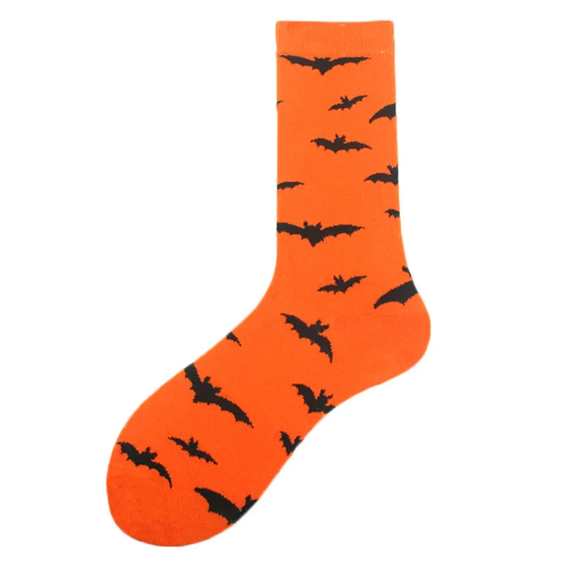men's casual geometric cotton crew socks a pair