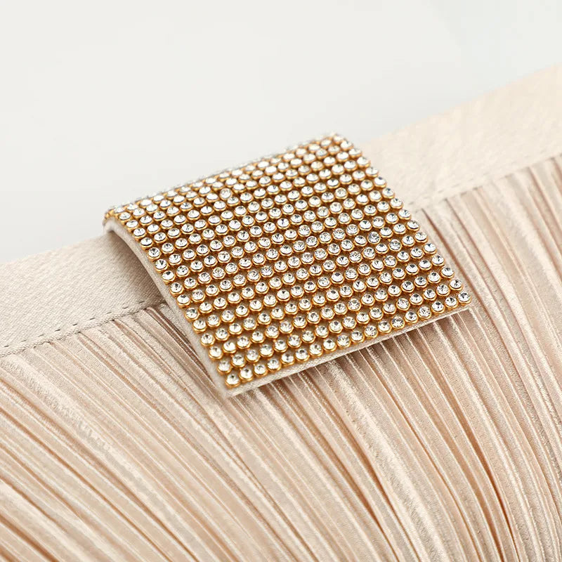 pink black arylic solid color square evening bags