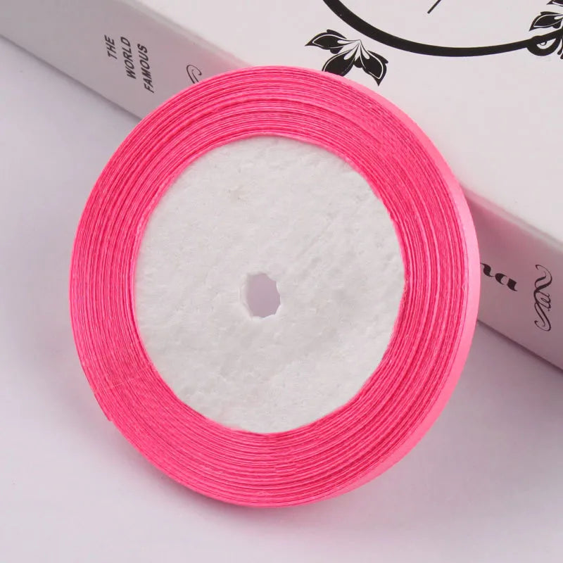 6mm Wide Ribbon Red Ribbon Fabric Ribbon 6mm Packaging Woven Hair Ribbon Thin Ribbon Headwear Hair Accessories Gold Line Ribbon