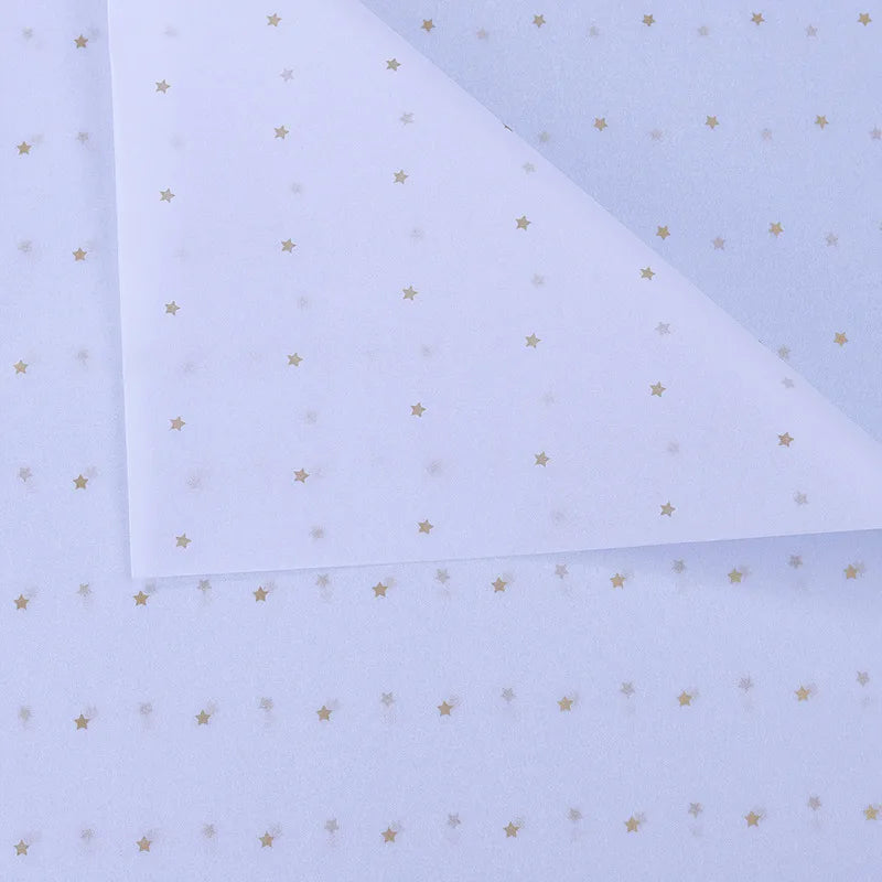 korean stars and dots wrapping sydney paper