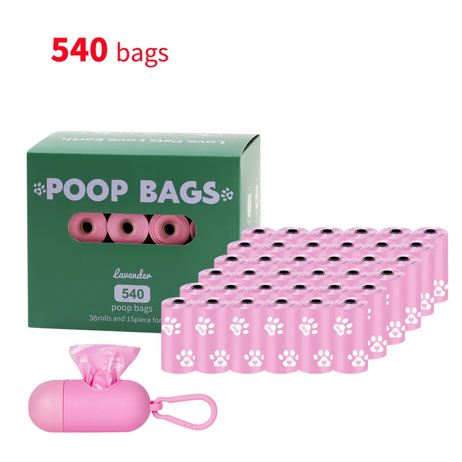 Cute PE Paw Print Pet Garbage Bag