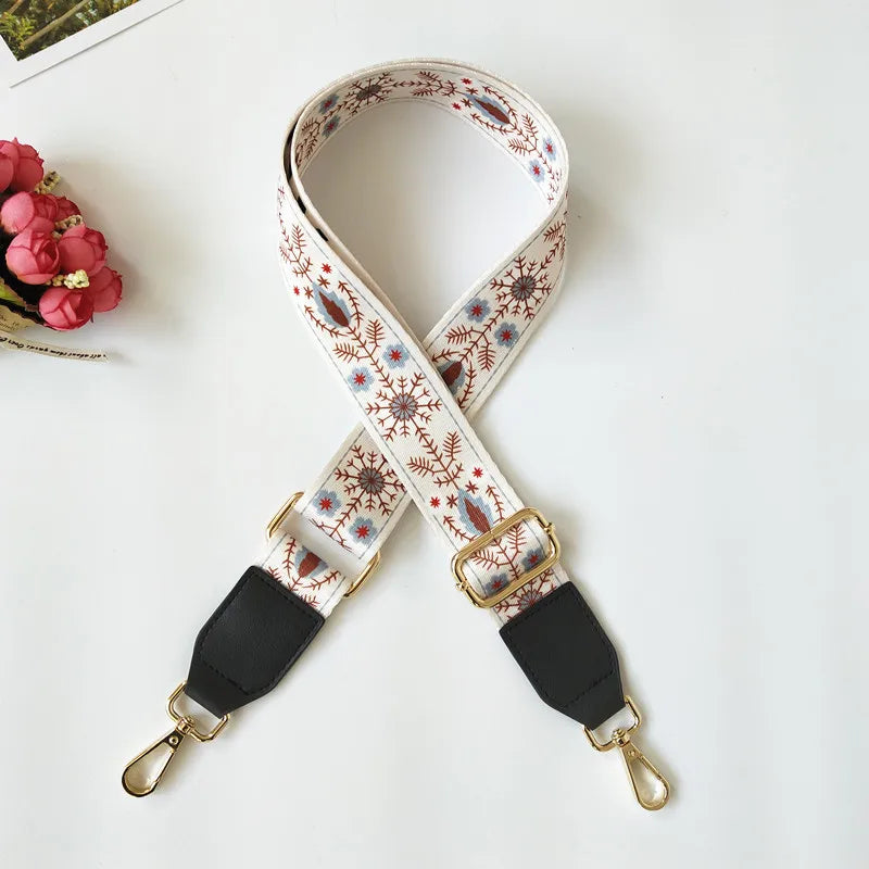 new flower shoulder accessories adjustable shoulder messenger women's bag strap