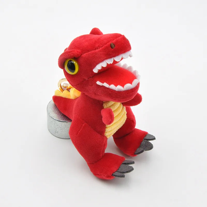 Cute Dinosaur PP cotton Plush Unisex Bag Pendant Keychain