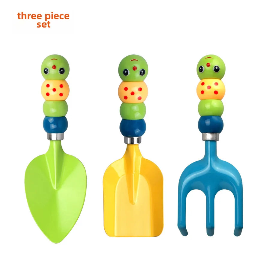 Caterpillar outdoor gardening cultivation flower utensils sea toys children's planting fleshy vegetables garden tools