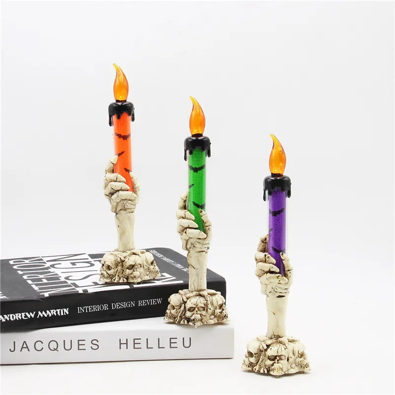 halloween funny skull plastic festival decorative props