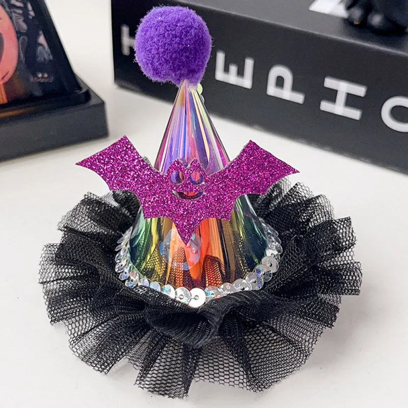 Halloween Hair Accessories Skull Clip Masquerade Duckbill Clip Devil Pumpkin Holiday Headwear Wholesale