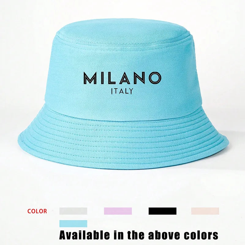 Women's Vacation Classic Style Letter English Letters Flat Eaves Bucket Hat