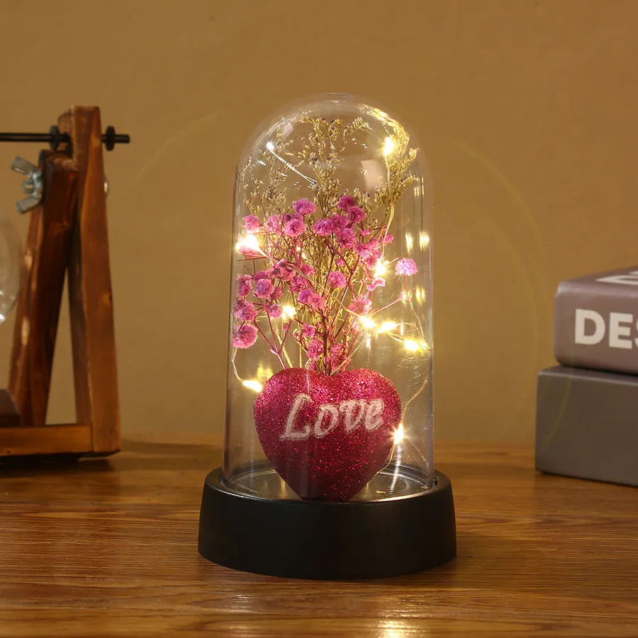 valentine's day romantic sweet pastoral heart shape plastic indoor home