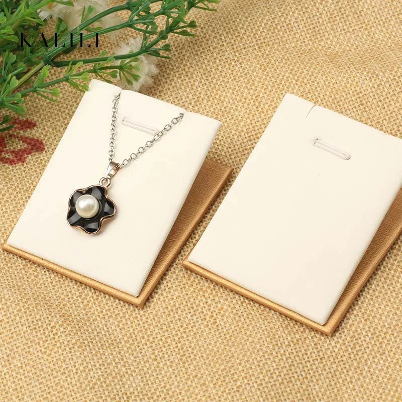Jewelry Display Bread Tray Necklace Counter Display Storage Artistic Style Printed Material Jewelry Showcase Stand Holder