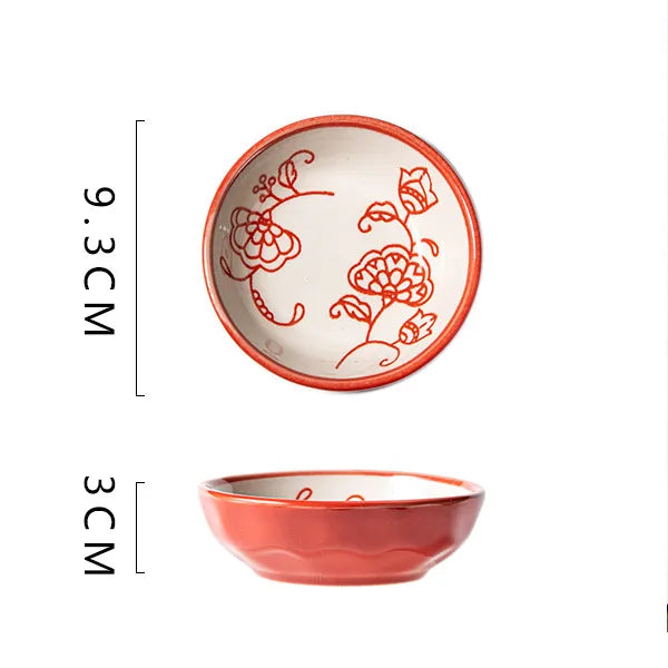 Classical Flower ceramics Tableware 1 Piece