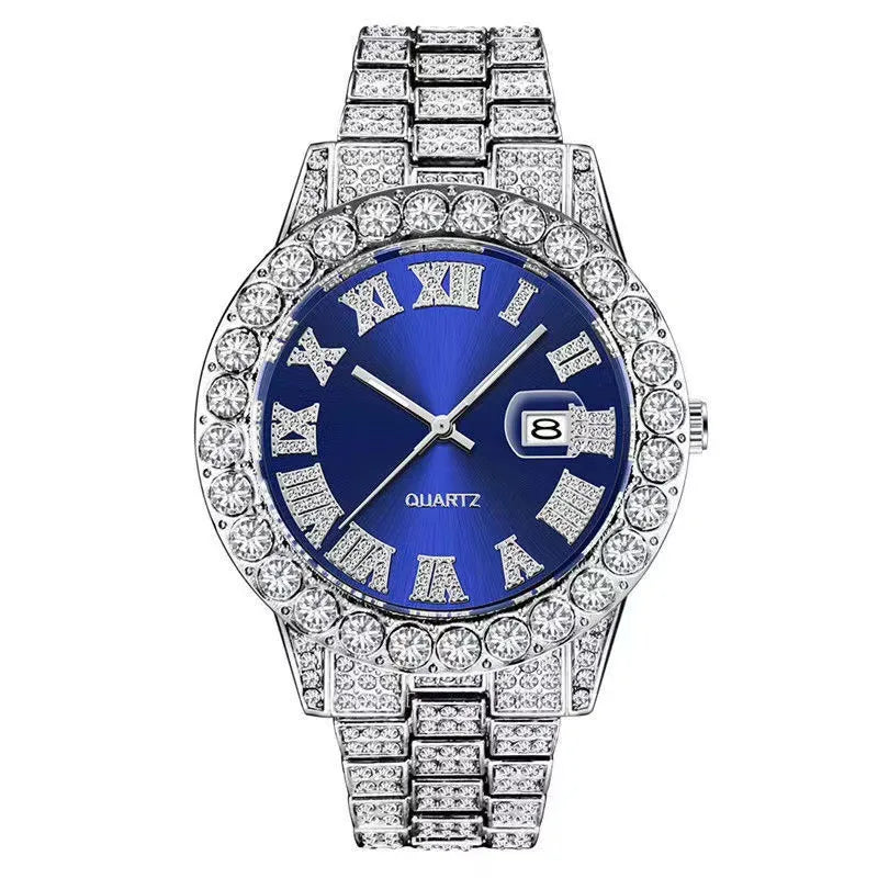 retro geometric quartz men's watches