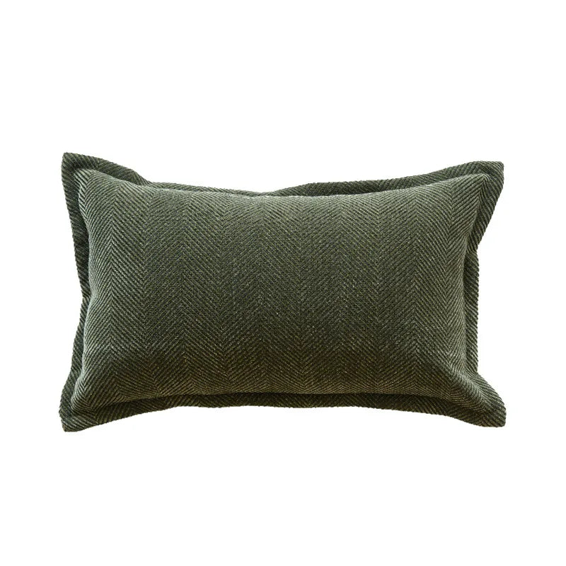 Ins Style Sofa Pillow Cover Bedroom Window Decorative Cushion Case Home Decor Patterned Print Plant Floral Living Room