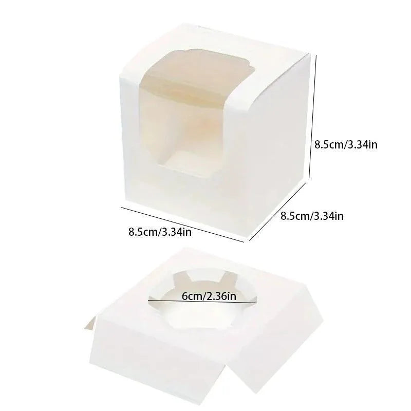 Bakery Packaging Muffin Box Paper Cup Cake Box Egg Tart Box Snowy Bride Packaging Box Cake Packaging Box Western Pastries Dessert